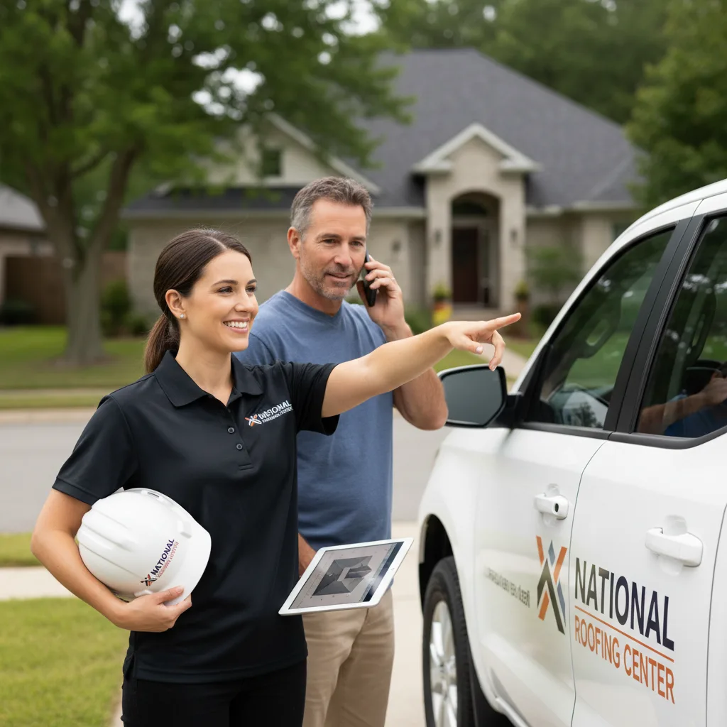 National Roofing Center customer support in New Baden